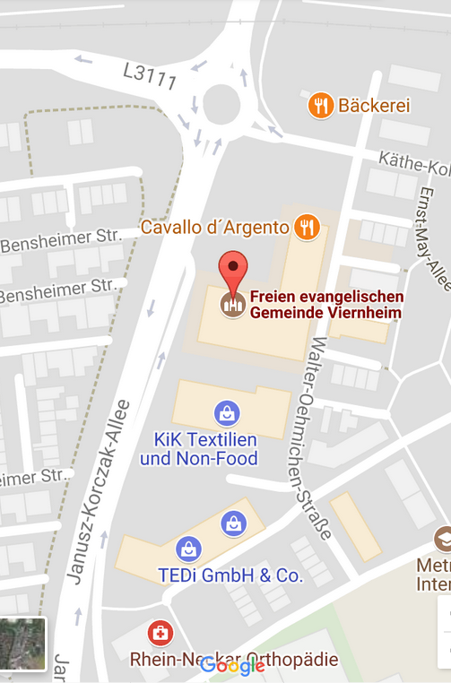 Standortkarte FeG Viernheim